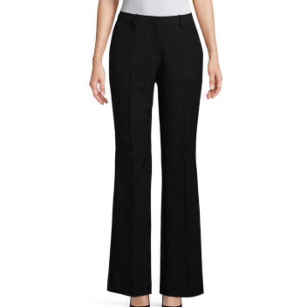 LIKE NEW Worthington Modern Fit Trouser Pants Medium Formal Black